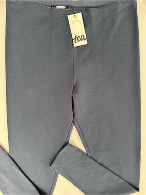 Tea Collection Slate Blue Girls' Stretch Leggings